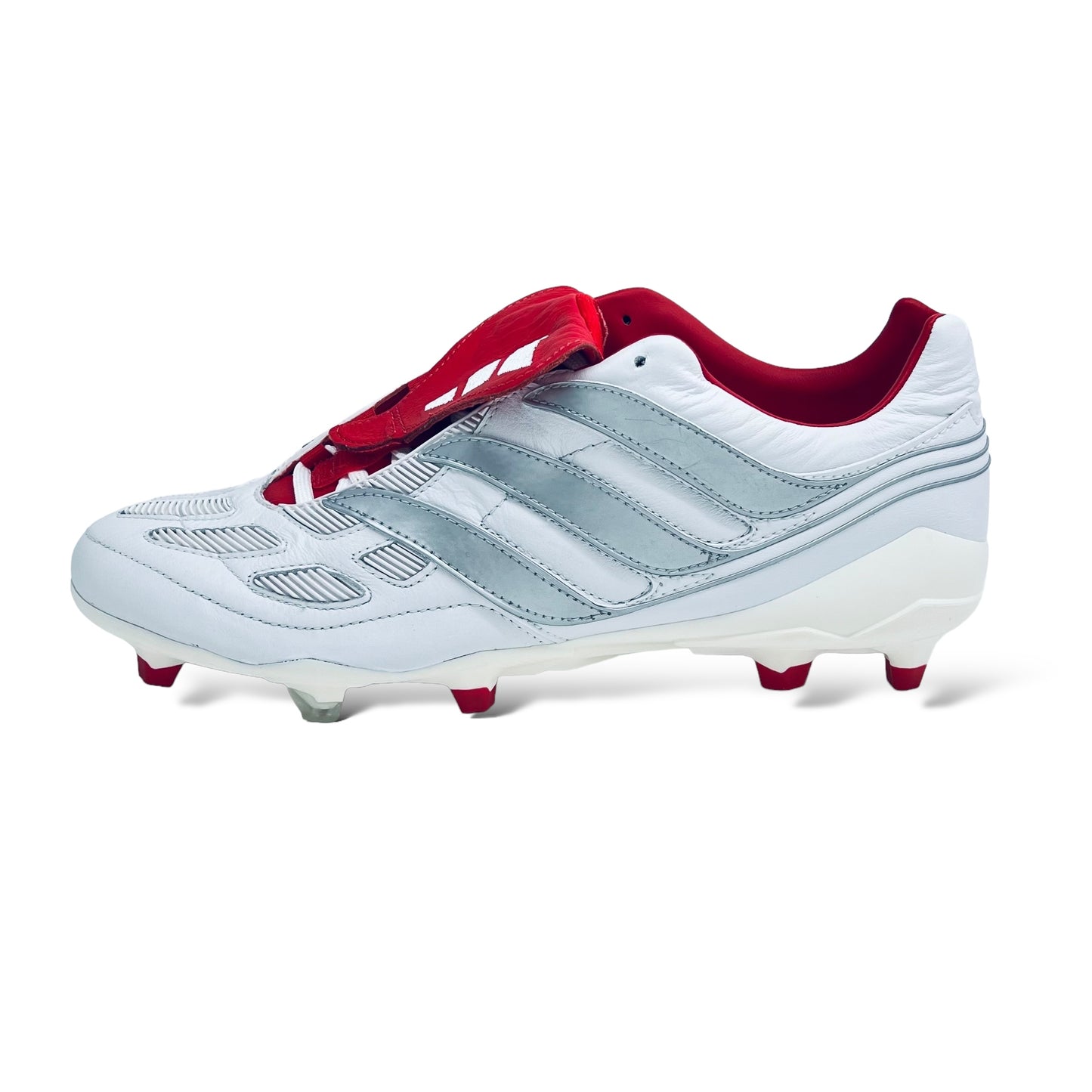 adidas Predator Precision FG - Limited edition- White/Silver/PredRed