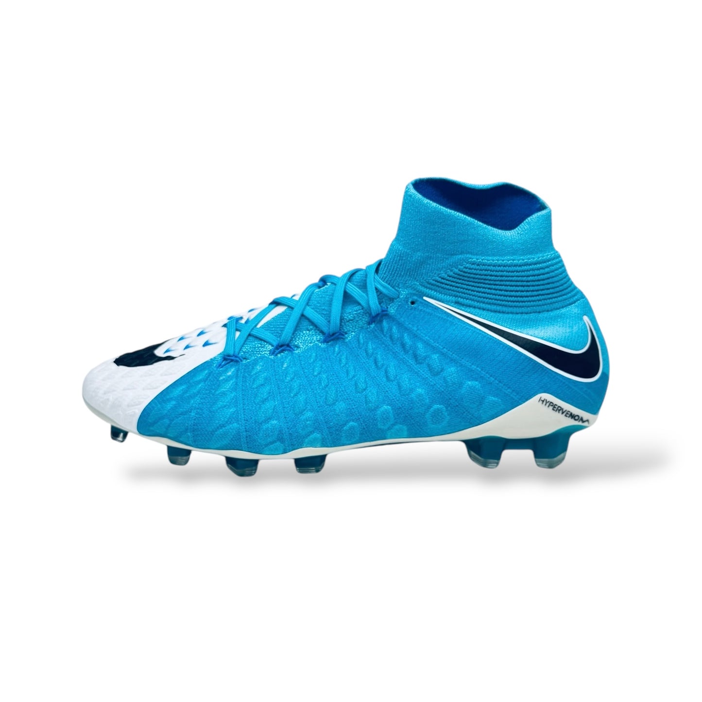 Nike Hypervenom Phantom 3 FG Motion Blur - White/Black/Photo Blue