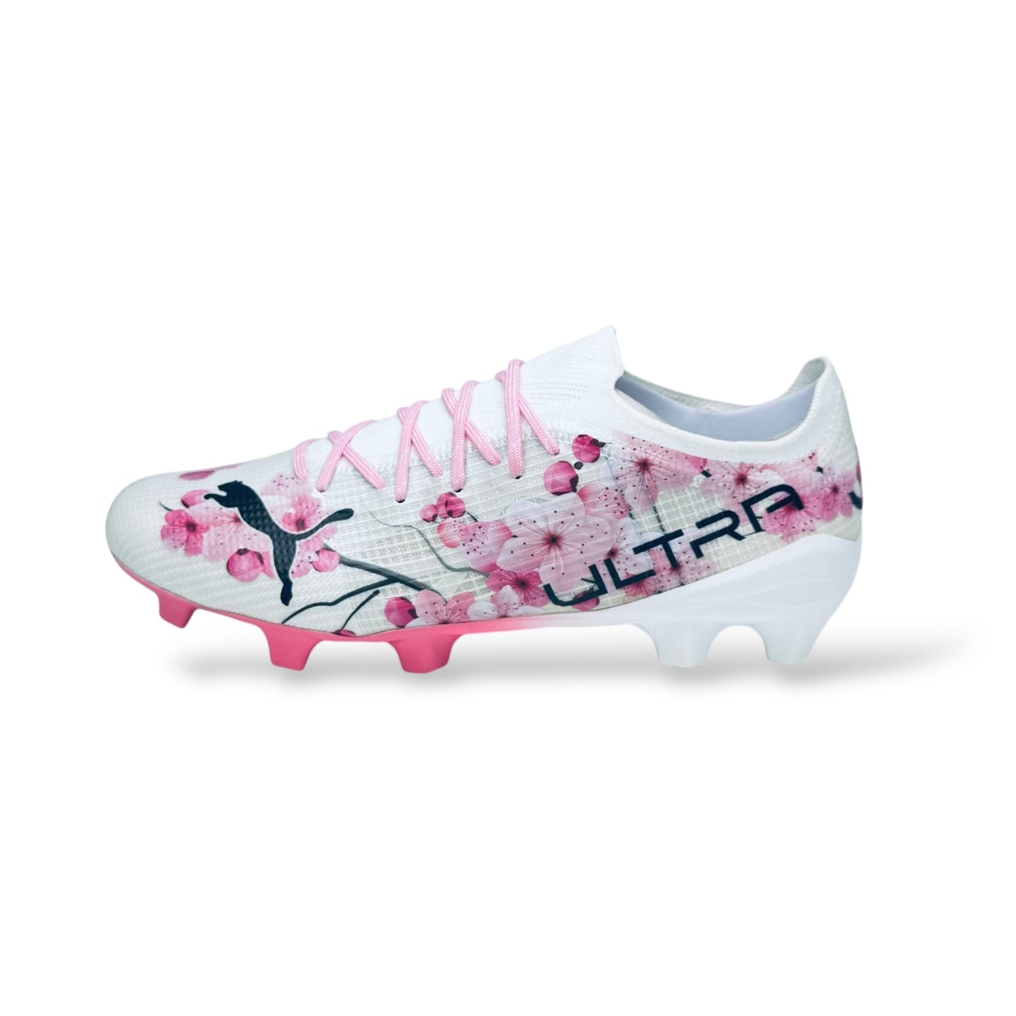 PUMA X Unisport Ultra 1.4 FG/AG Sakura - Weiß/Schwarz/Prism Pink LIMITED EDITION