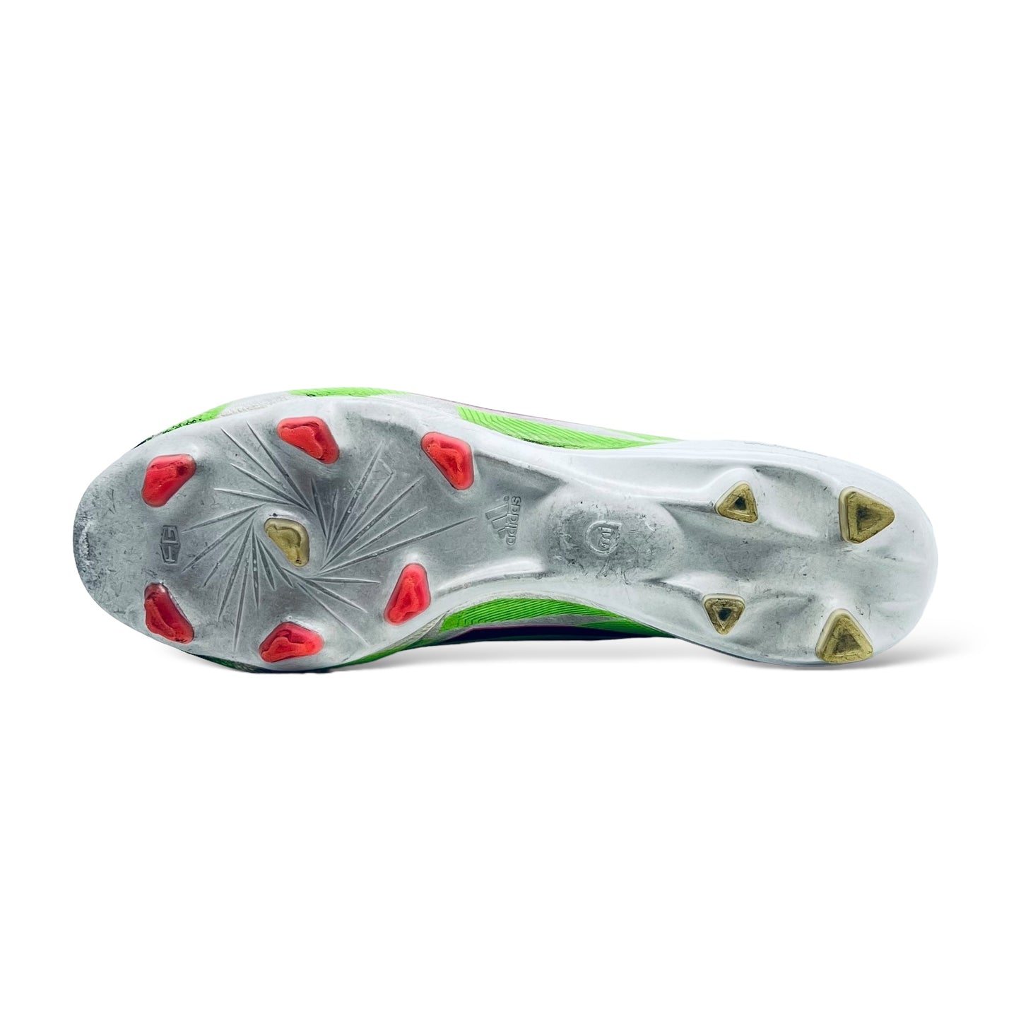 adidas F50 Adizero FG Running White/Rich Blue/Neon Green