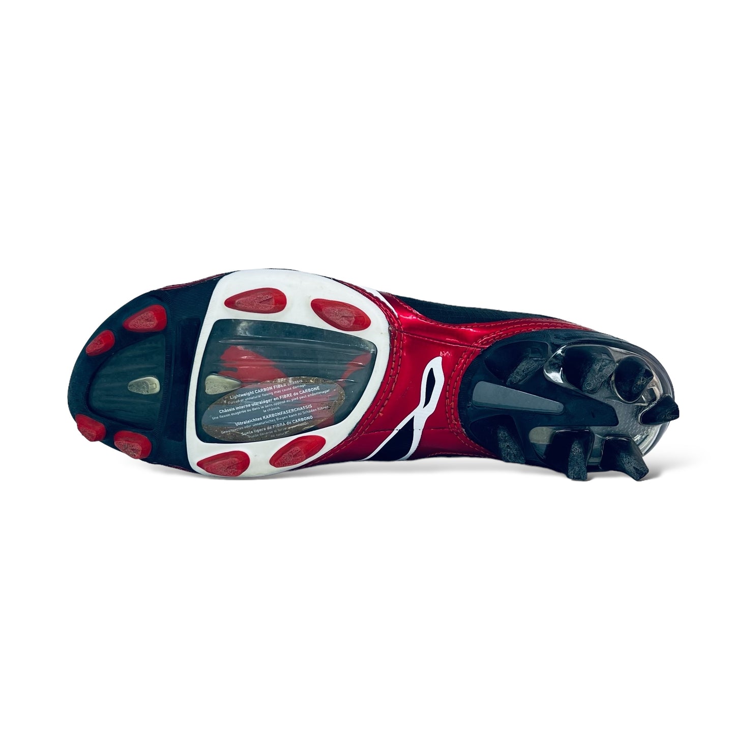 Puma V1.08 FG - Black/Red