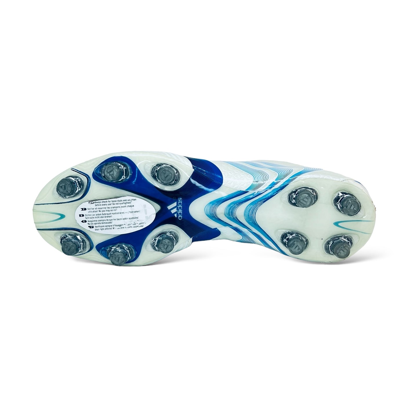 Adidas F50.6 Tunit FG - White/IceBlue