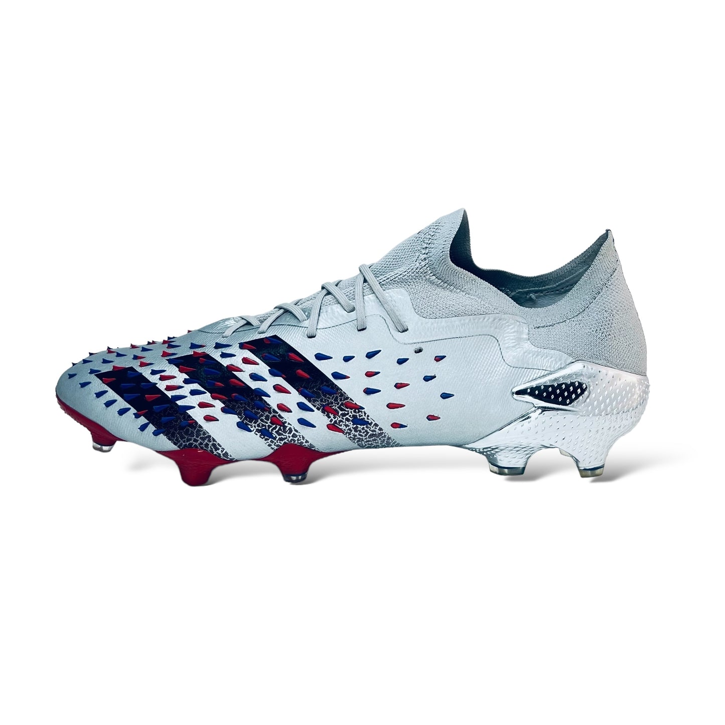 adidas Predator Freak.1 FG/AG Showpiece - Silber/Schwarz/Rot