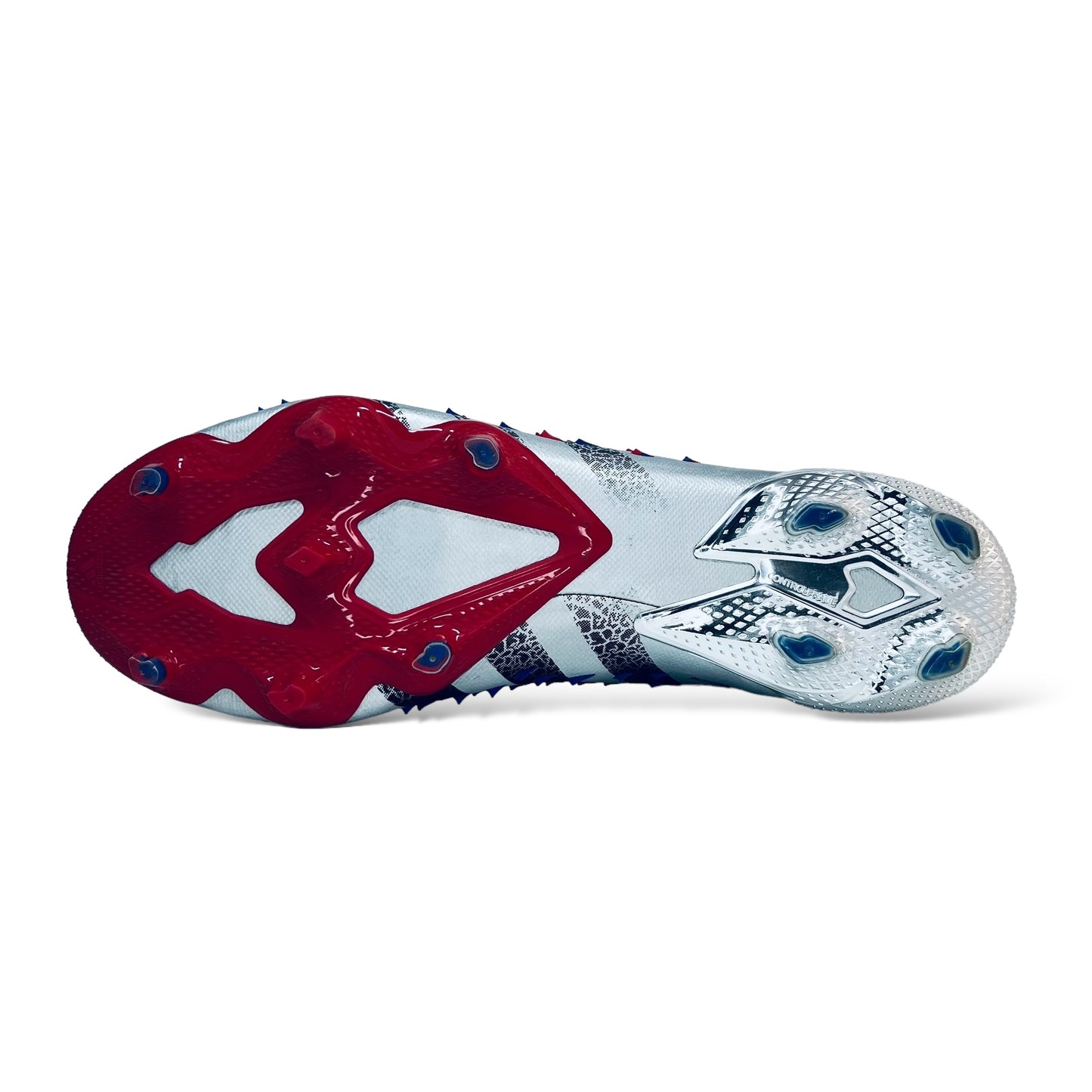 adidas Predator Freak.1 FG/AG Showpiece - Silber/Schwarz/Rot