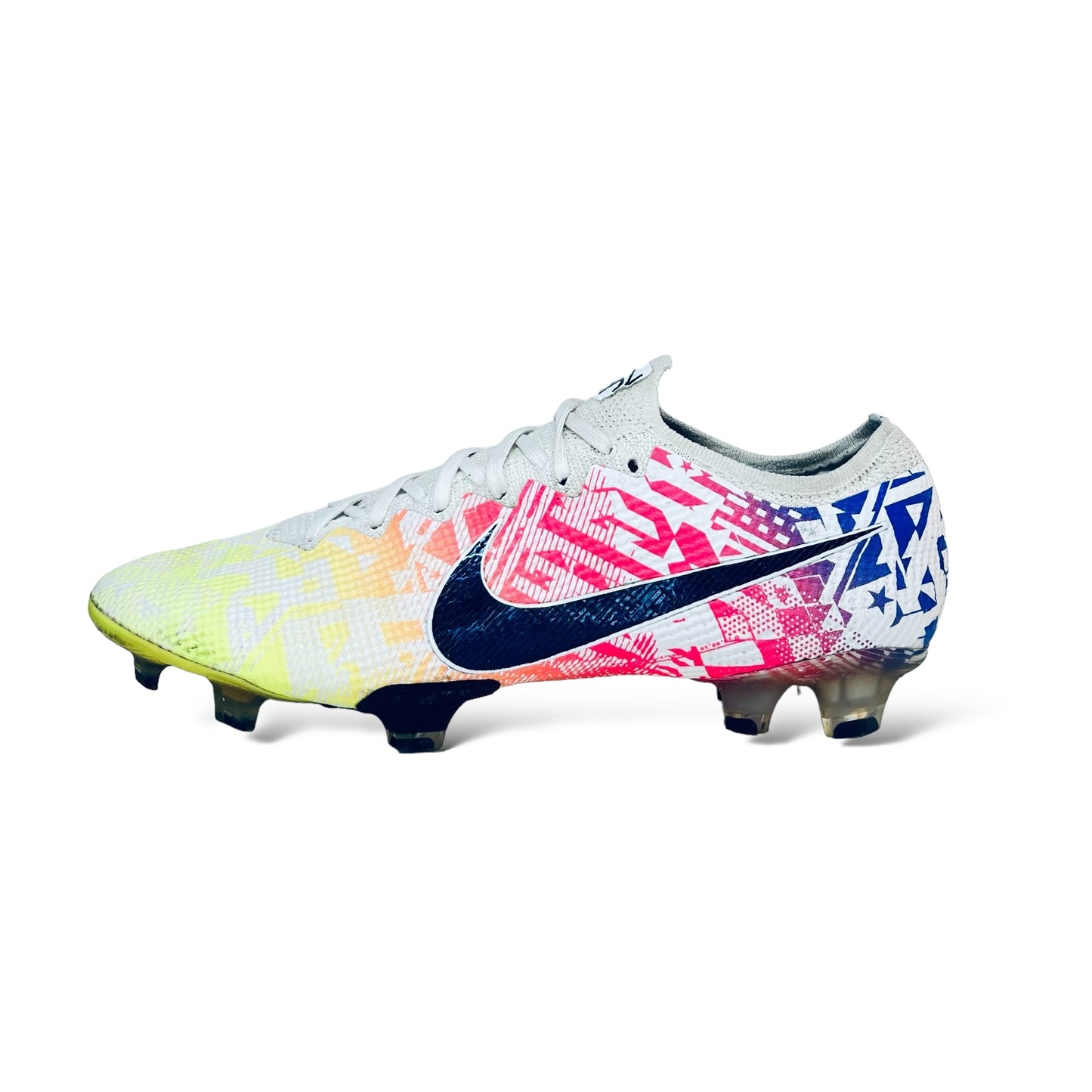 Nike Mercurial Vapor 13 Elite FG - NJR Jogo Prismatico - Weiß/Schwarz/Blau/Neon