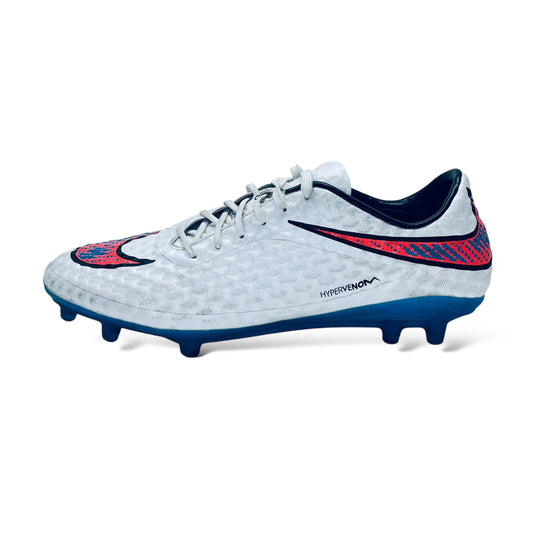 Nike Hypervenom Phantom FG - White/Blue Lagoon/Total Crimson