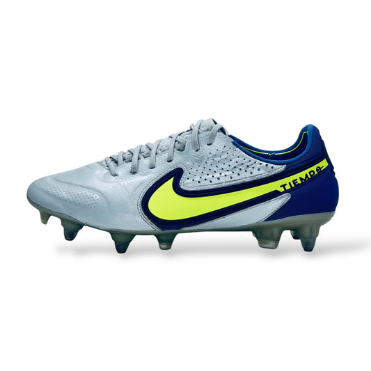 Nike Tiempo Legend 9 Elite SG-Pro AC-Recharge-Grey Fog/Neon/Blue