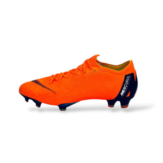 Nike Mercurial Vapor 12 Elite FG Fast AF - Orange/Schwarz/Neon