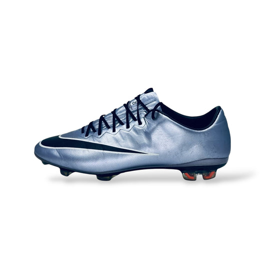 Nike Mercurial Vapor X FG - Liquid Chrome/Lila/Schwarz