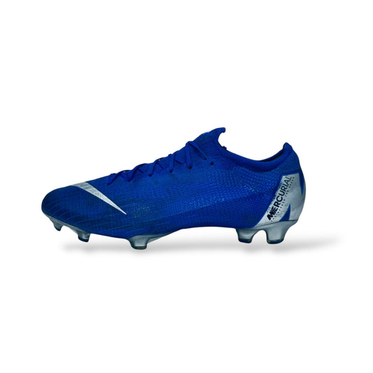 Nike Mercurial Vapor 12 Elite FG - Blau/Silber