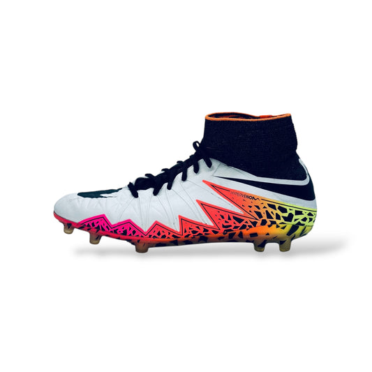 Nike Hypervenom Phantom II FG- White/MultiCol/Black
