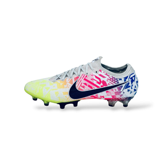 Nike Mercurial Vapor 13 Elite AG-Pro NJR Jogo Prismatico - Weiß/Schwarz/Blau/Neon