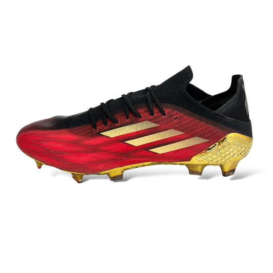 Adidas X Speedflow.1 FG Showdown - Rot/Gold/Schwarz