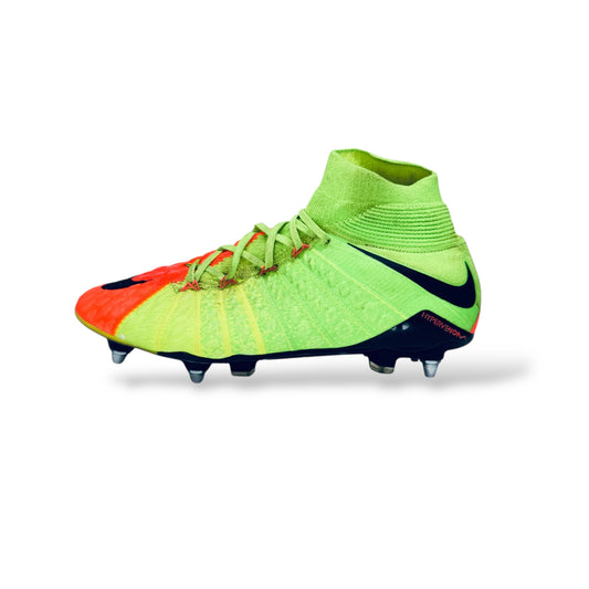 Nike Hypervenom Phantom III SG-PRO- ElectricGreen/Orange/Black