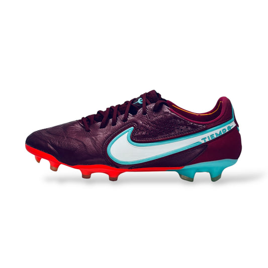 Nike Tiempo Legend 9 Elite FG - Bordeaux/Blue