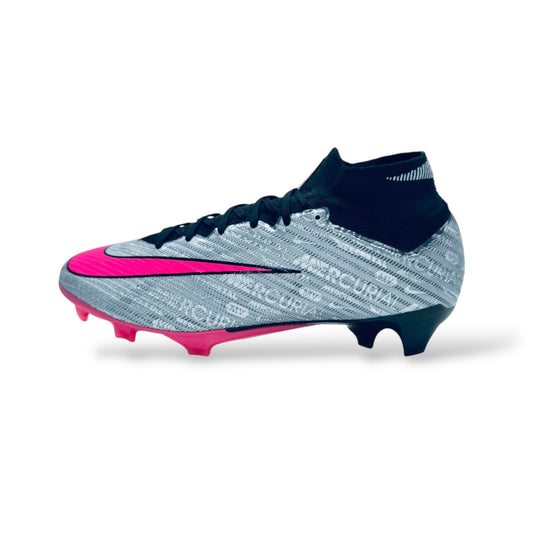 Nike Air Zoom Mercurial Superfly Elite 9 FG XXV - Silber/Pink/Schwarz