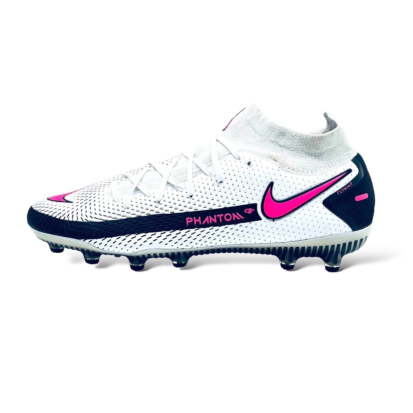 Nike Phantom GT Elite DF AG Daybreak - White/Pink Blast/Black