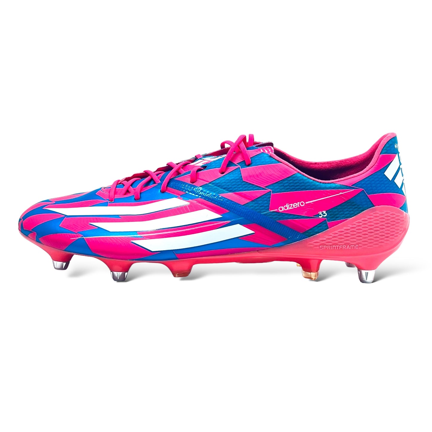 adidas F50 Adizero SG Neon Pink/Running White/Solar Blue