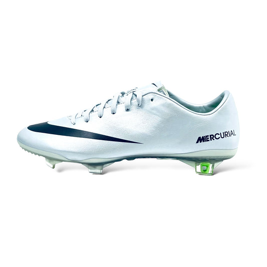 Nike Mercurial Vapor IX FG Leather-Finish Review-Grey/Green