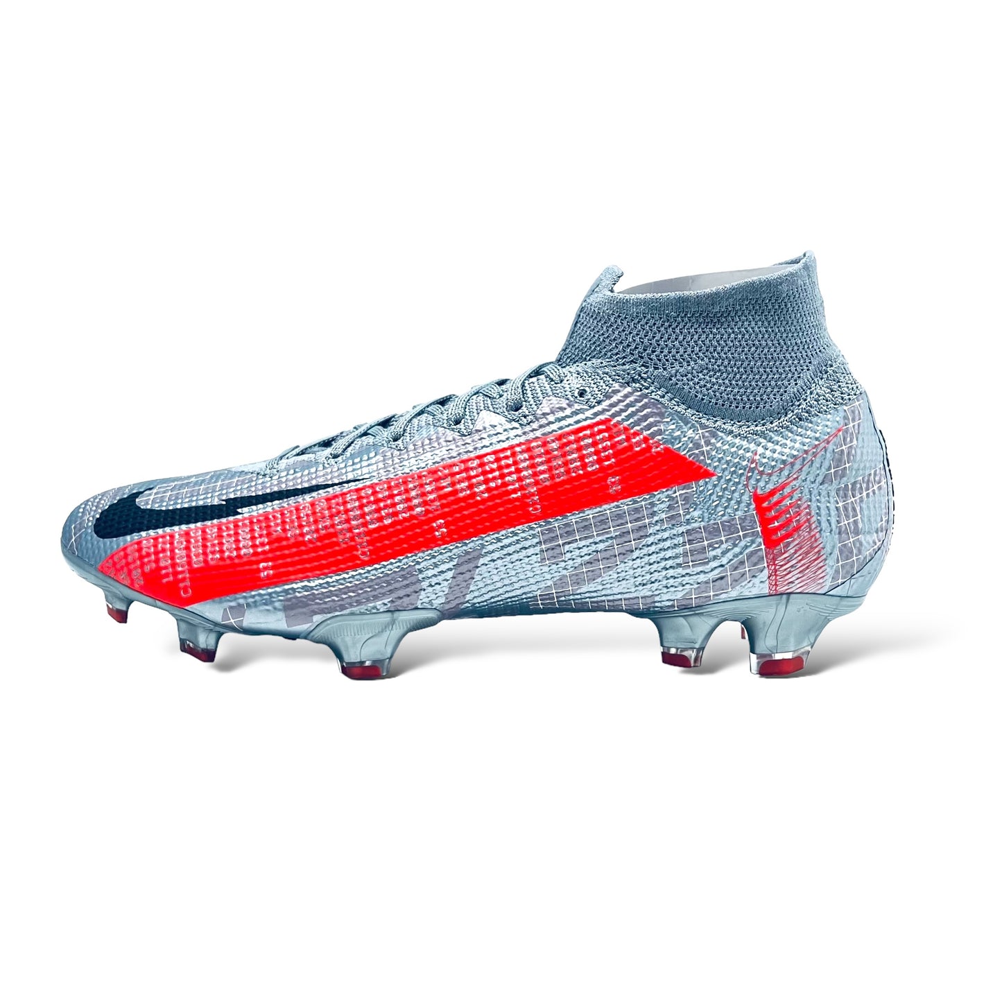 Nike Mercurial Superfly 7 Elite FG - Neighbourhood - Metallic Bomber Grau/Schwarz/Grau