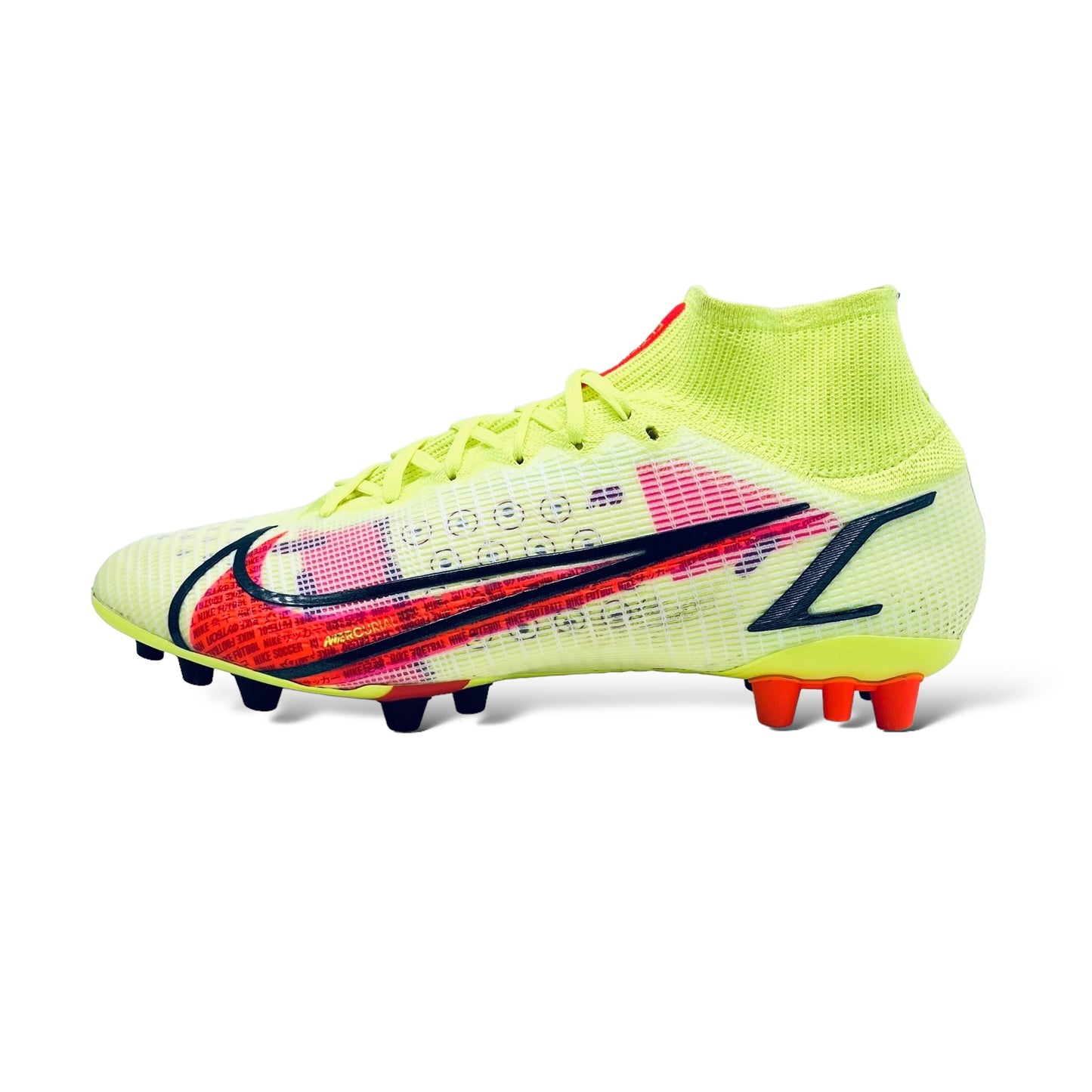 Nike Mercurial Superfly 8 Elite AG-PRO - Motivation - Neon/Rot/Schwarz