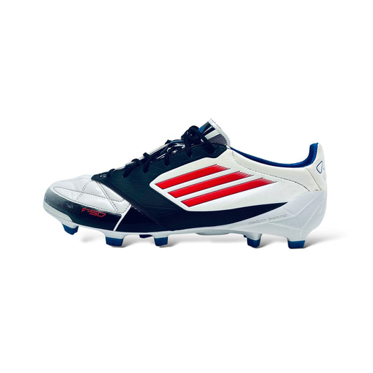 Adidas F50 Adizero Leather FG - White/Black/Red