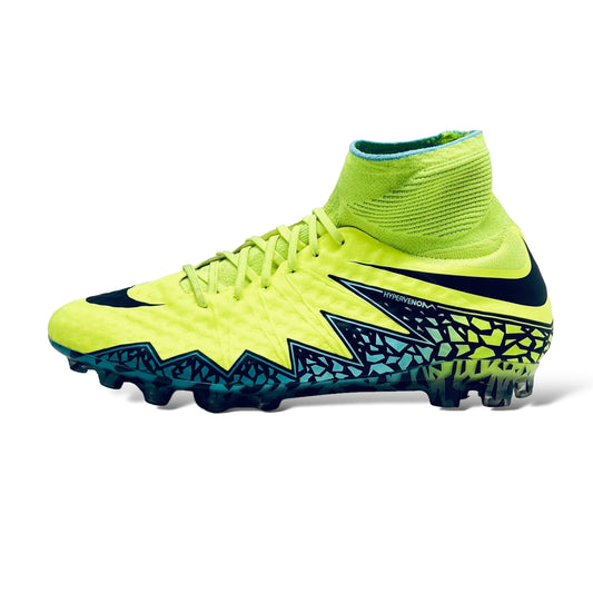 Nike Hypervenom Phantom II AG Neon/Schwarz/Türkis