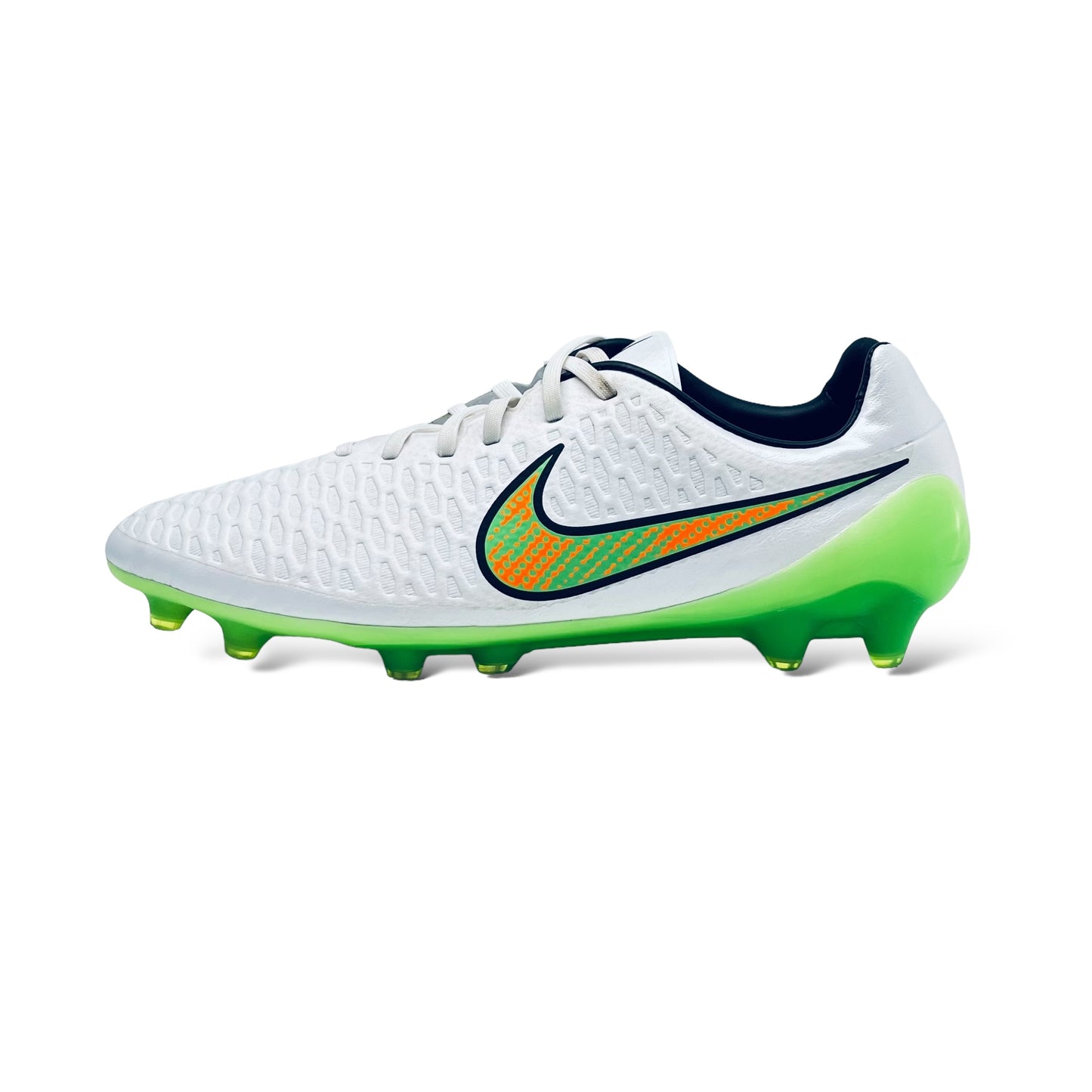 Nike Magista Opus FG White/Poison Green/Black/Total Orange