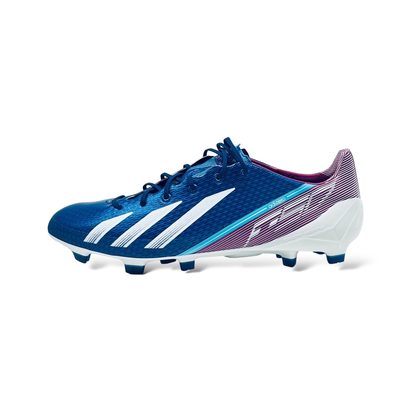 Adidas F50 Adizero FG - Blue/Purple//White