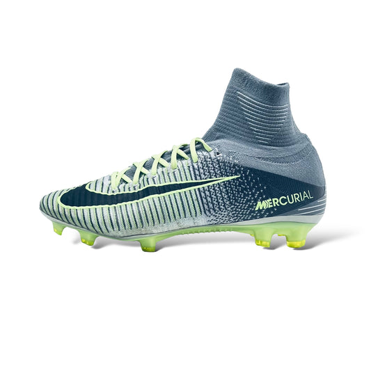 Nike Mercurial Superfly V FG Elite Pack - Grey/Black/Green