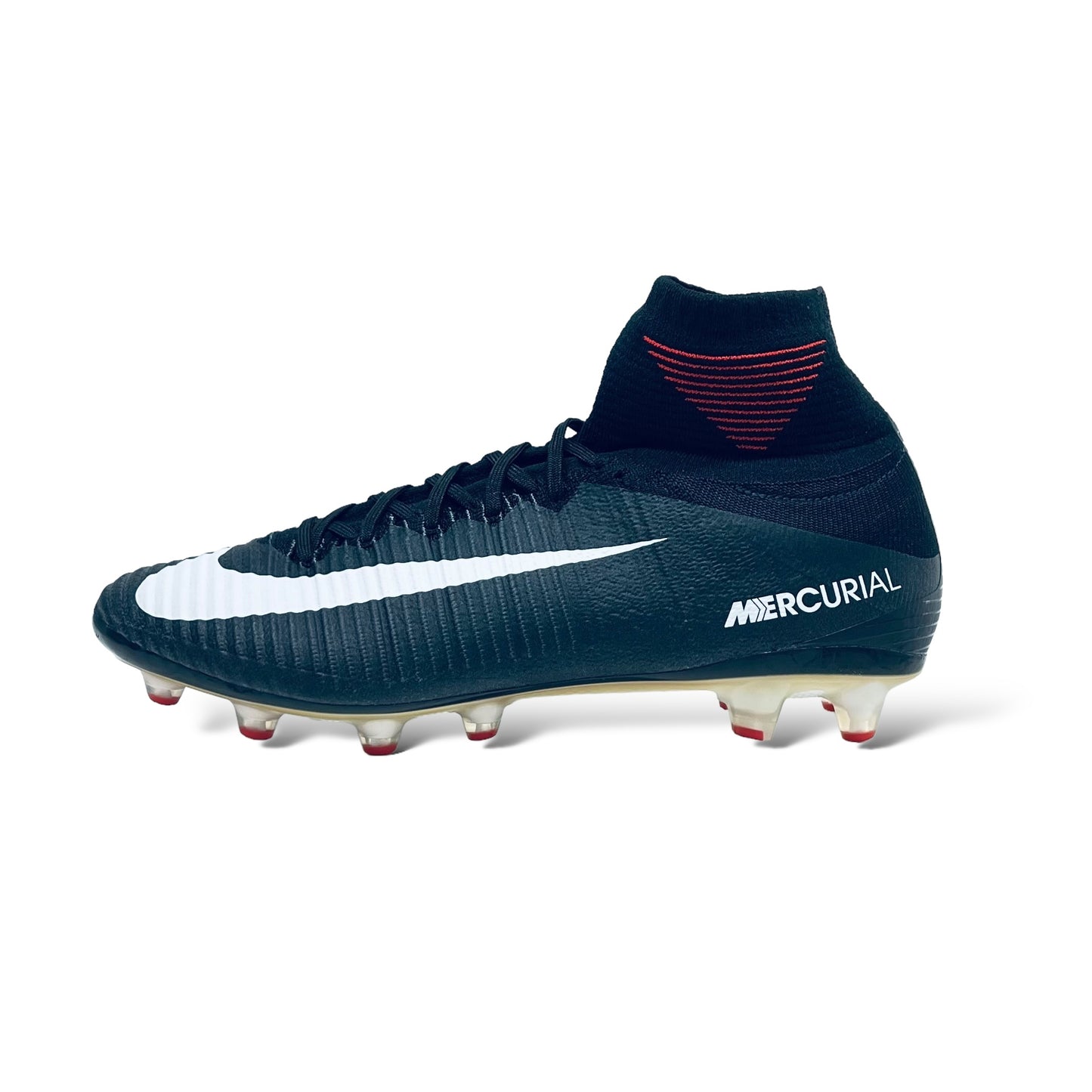 Nike Mercurial Superfly V AG - Pitch Dark- Black/White/Red