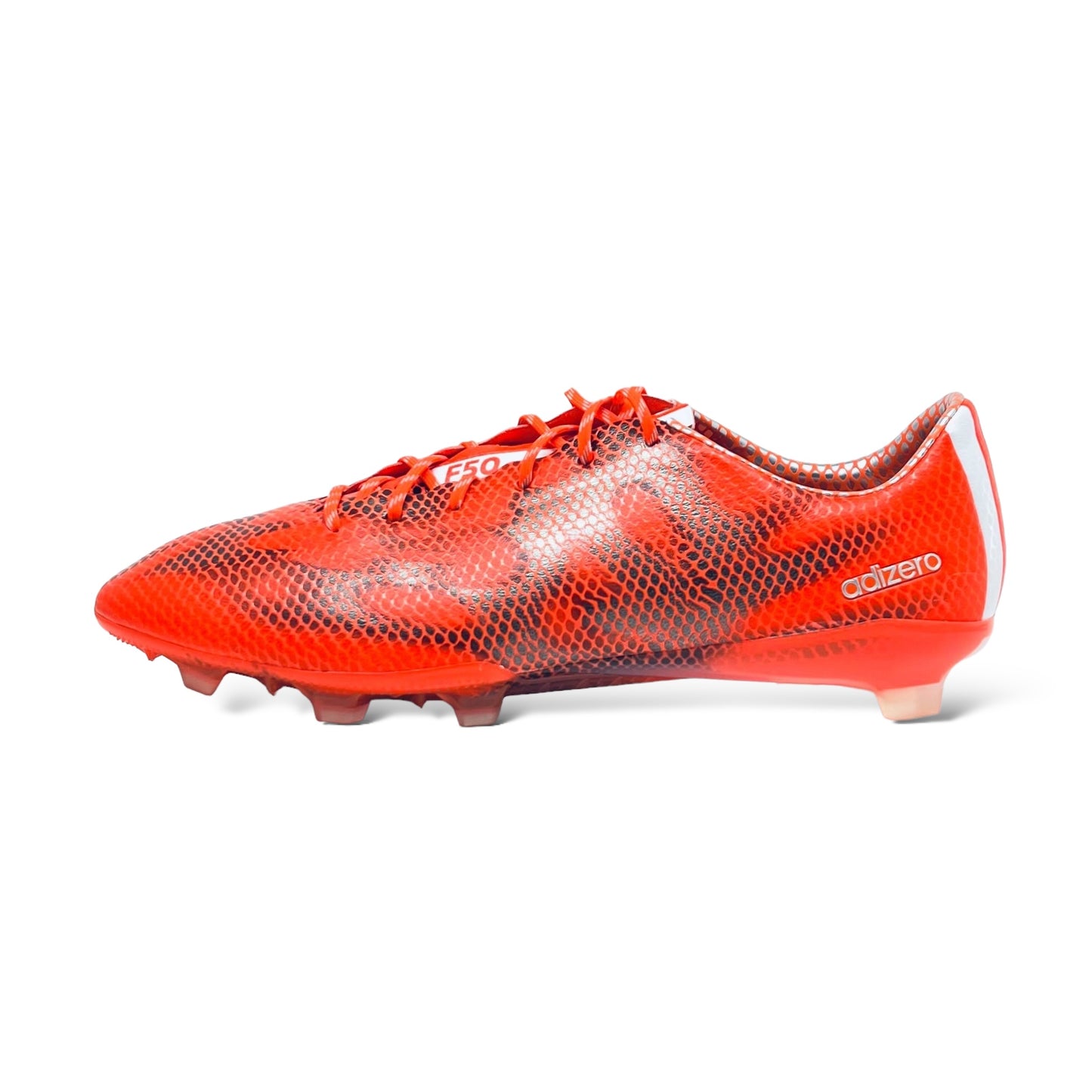 Adidas F50 Adizero FG - Solar Red - Red/White