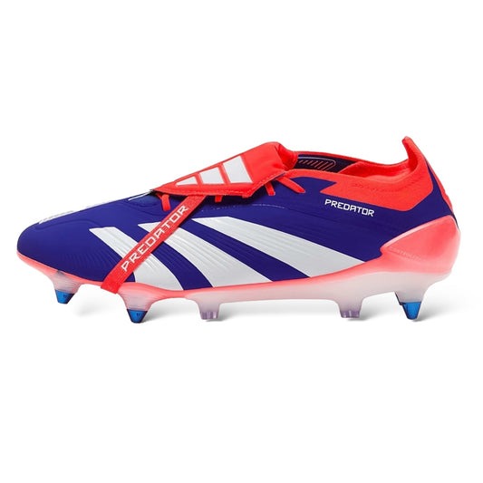 adidas Predator Elite Fold-over Tongue SG Advancement - Lucid Blue/Weiß/Rot