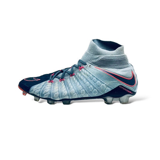 Nike Hypervenom Phantom 3 DF FG- Rising Fast - Grey/LightArmoryBlue/Red