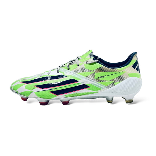 adidas F50 Adizero FG Running White/Rich Blue/Neon Green