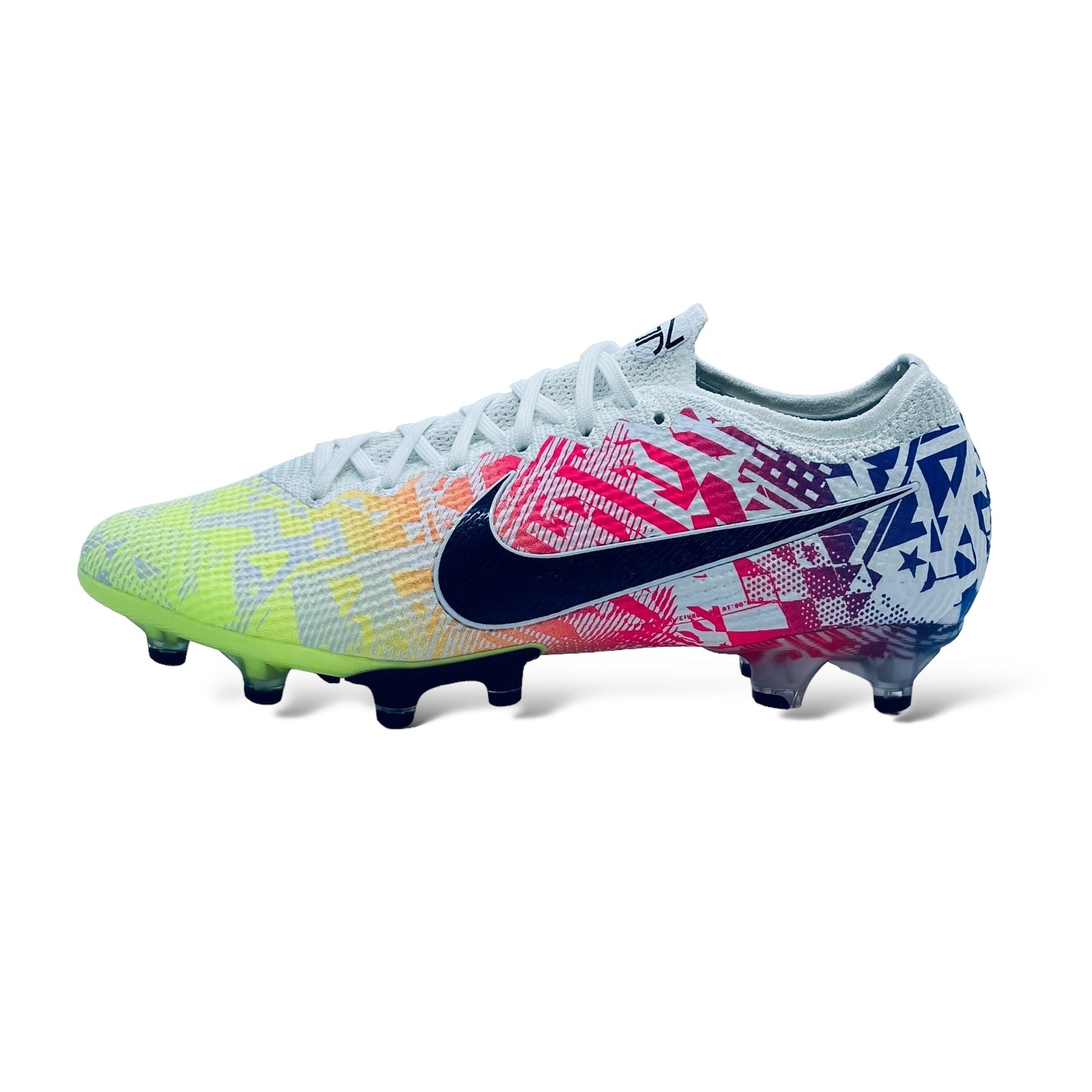 Nike Mercurial Vapor 13 Elite AG-Pro NJR Jogo Prismatico - Weiß/Schwarz/Blau/Neon