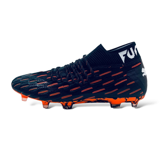 PUMA Future 6.1 Netfit FG - Chasing Adrenaline - Schwarz/Weiß/Orange