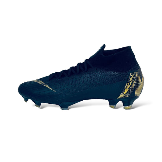 Nike Mercurial Superfly 6 Elite FG Black Lux - Schwarz/Gold