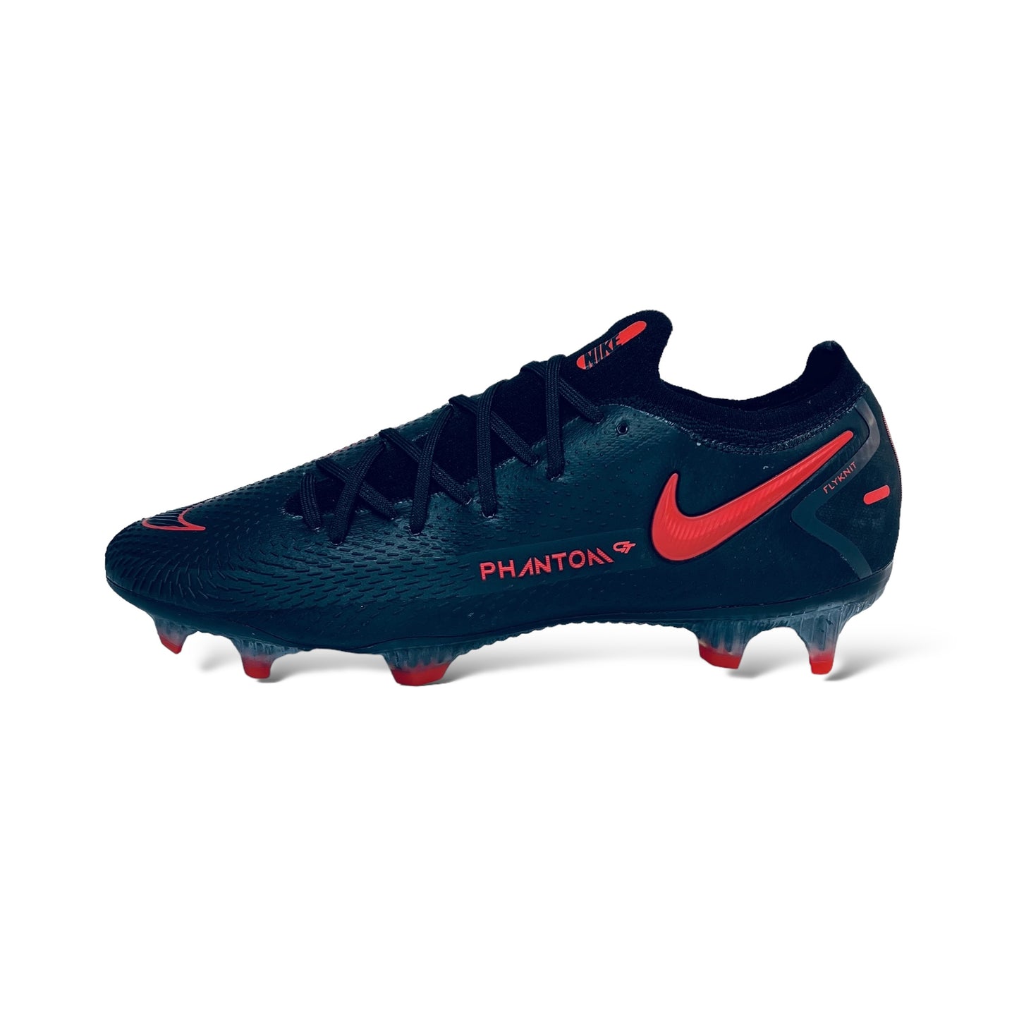 Nike Phantom GT Elite FG Black X Chile Red - Schwarz/Chile Rot/Dark Smoke Grau