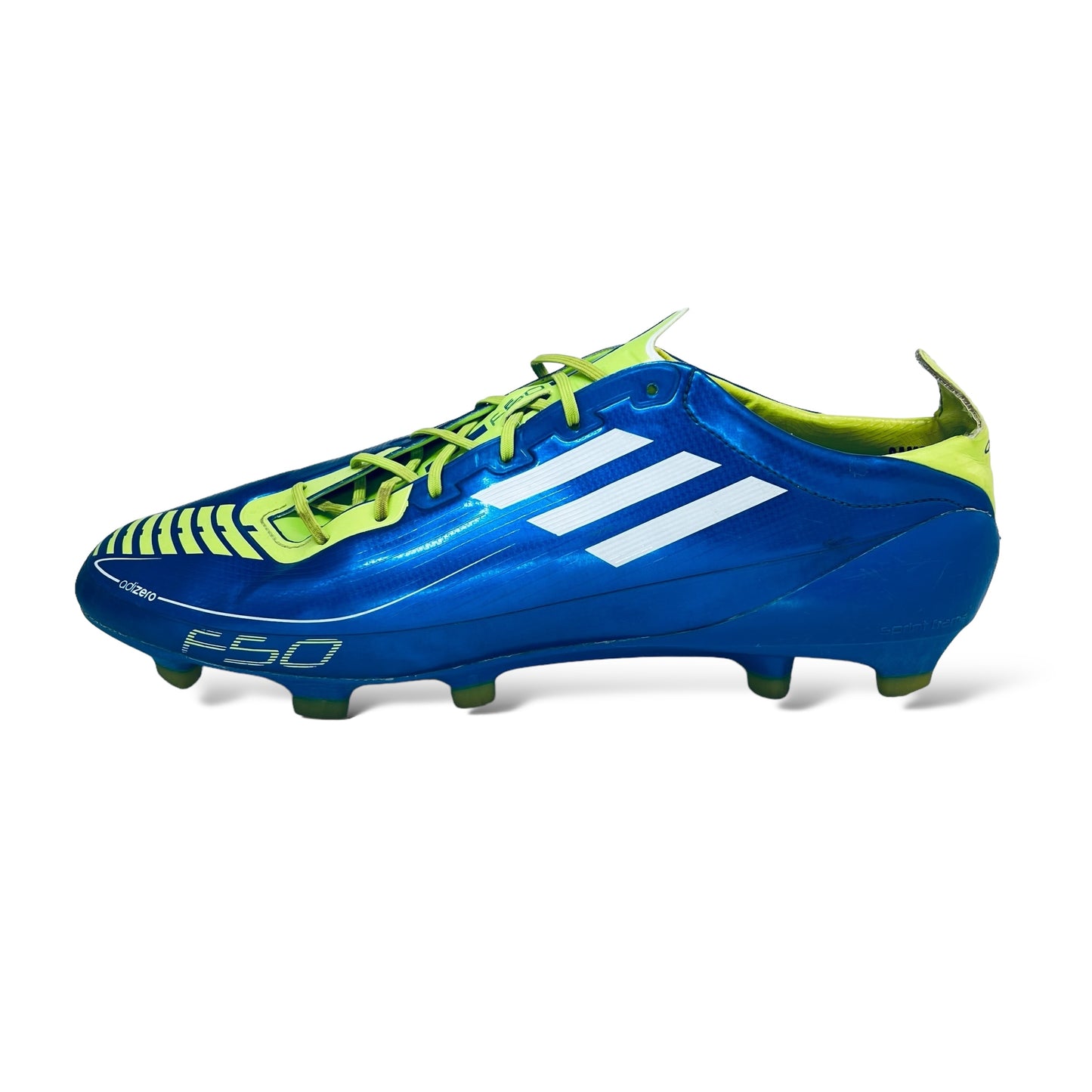 Adidas F50 Adizero FG - Blue/NeonGreen