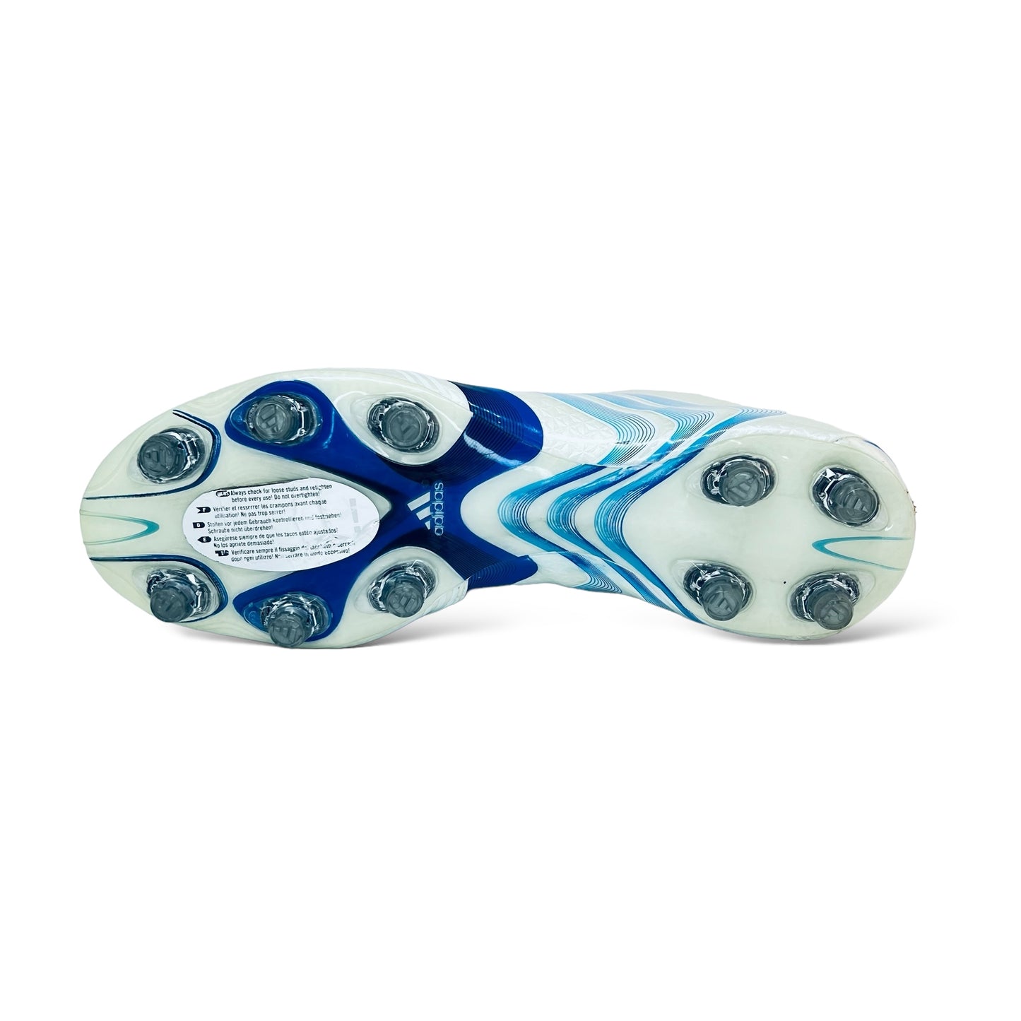 Adidas F50.6 Tunit  FG - White/IceBlue