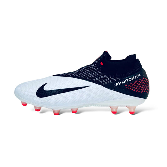 Nike Phantom Vision 2 Elite DF FG  - Player Inspired - White/Black/Laser Crimson