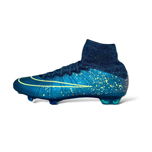 Nike Mercurial Superfly IV FG - Blau/Schwarz/Neon