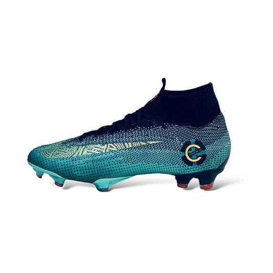 Nike Mercurial Superfly 6 Elite FG CR7 Chapter 6:Born Leader - Türkis/Gold/Schwarz