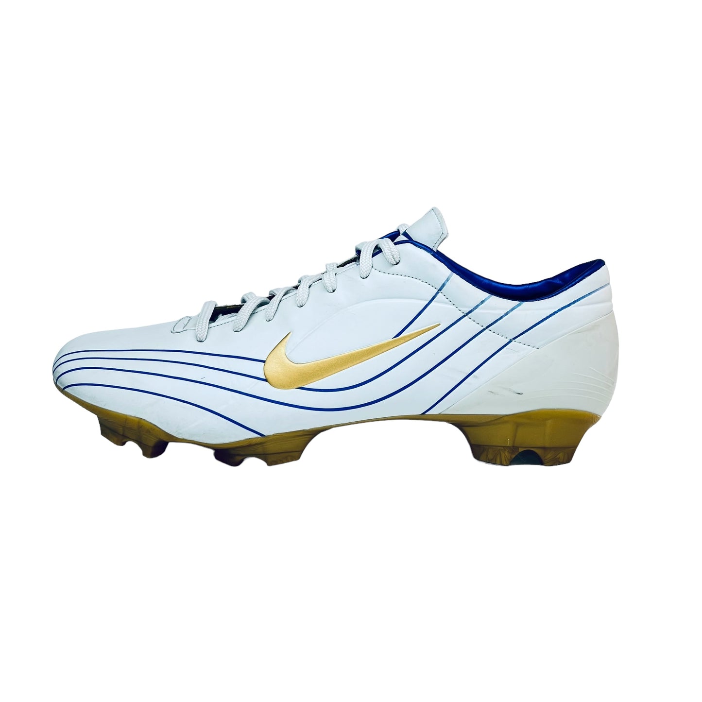 Nike Mercurial Talaria FG - White/Gold/Blue