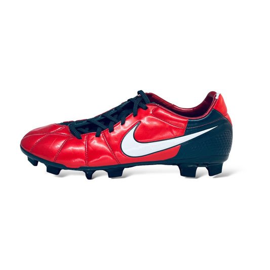 Nike T90 Laser III Elite Football Boots - Challenge Red/White/Dark Shadow