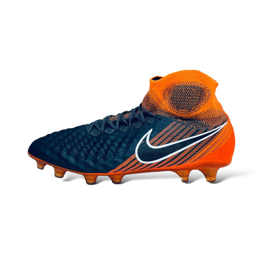 Nike Magista Obra 2 Elite DF FG Fast AF - Dark Grey/Black/Total Orange