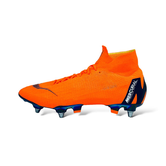 Nike Mercurial Superfly 6 Elite FG - Fast AF - Orange/Schwarz/Neon LIMITED STOCK