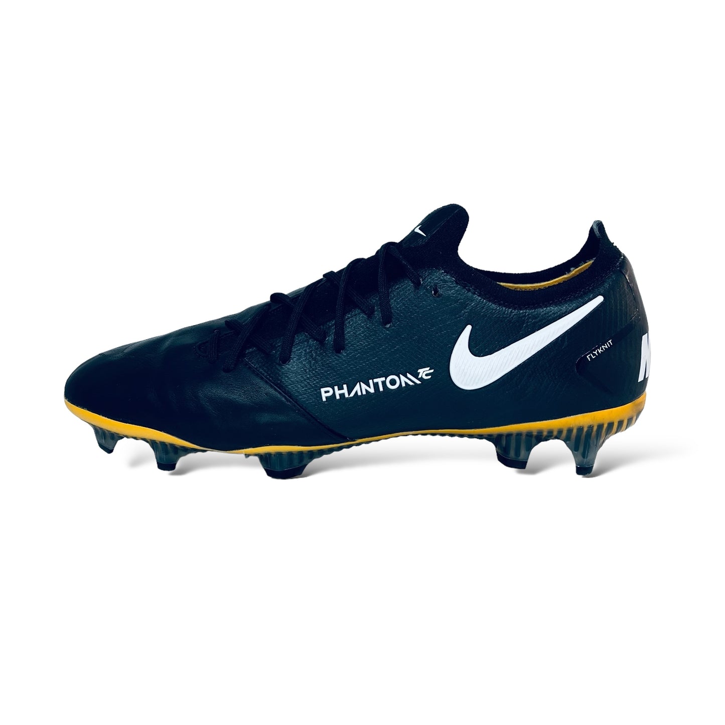 Nike Phantom GT Elite FG Leather - Tech Craft - Black/White/Metallic Gold