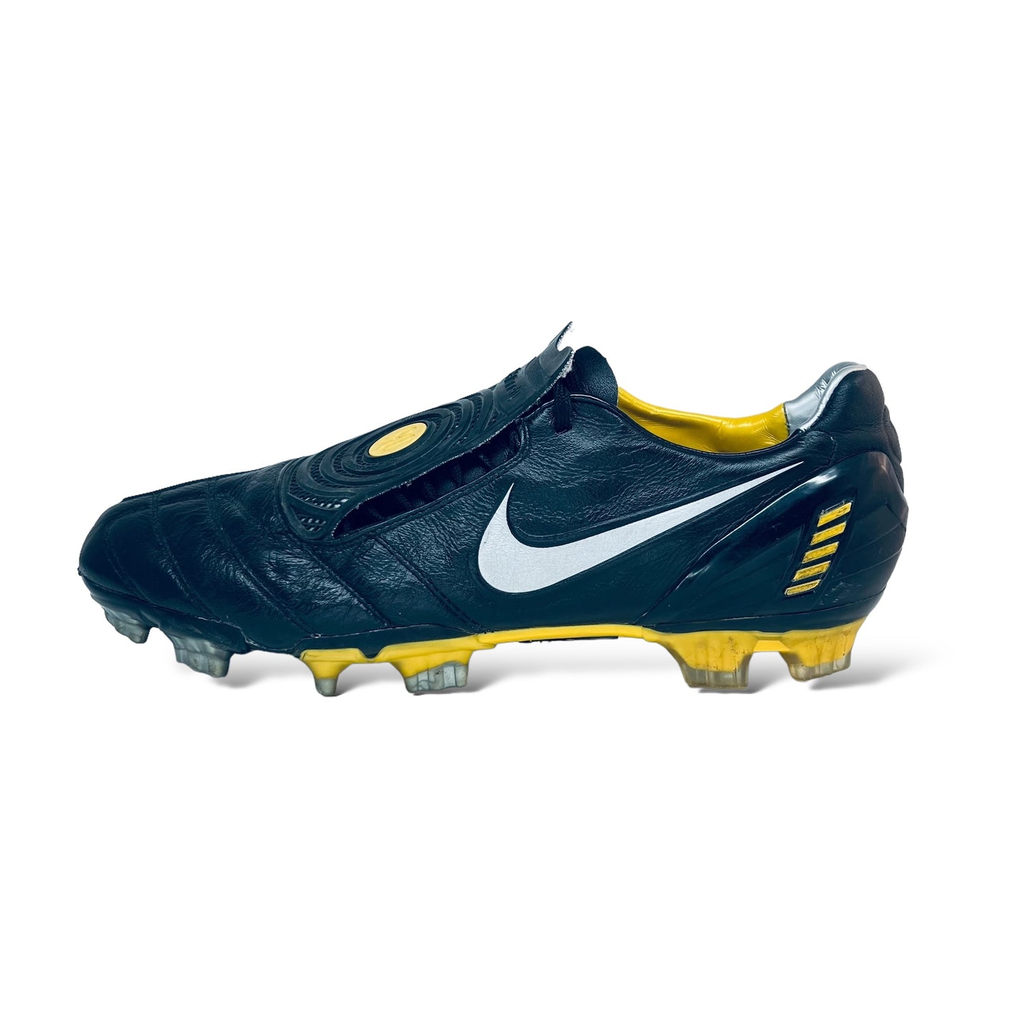 Nike T90 Laser II Leather SG - Black/White/Maize